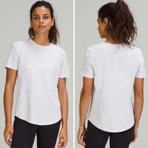 Lululemon Women's Light Gray Love Crew Tee Size 6